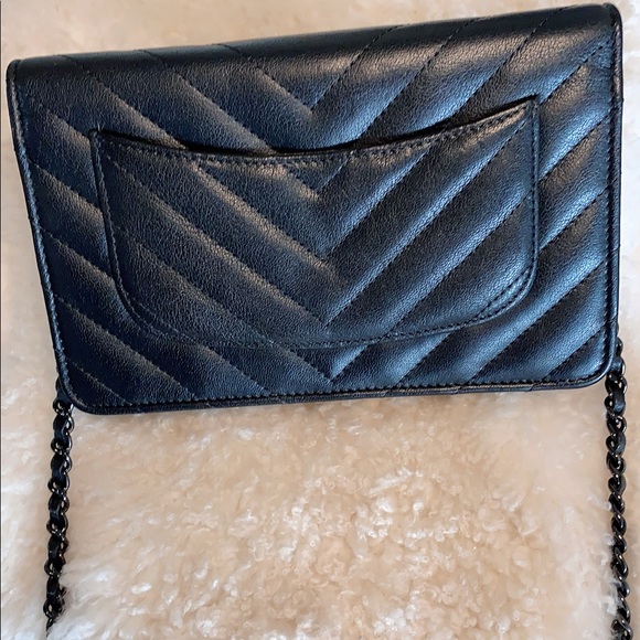 CHANEL WOC WALLET ON CHAIN SO BLACK - Picture 4 of 14